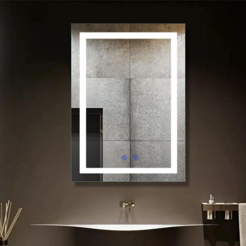 方形壁挂LED浴室镜