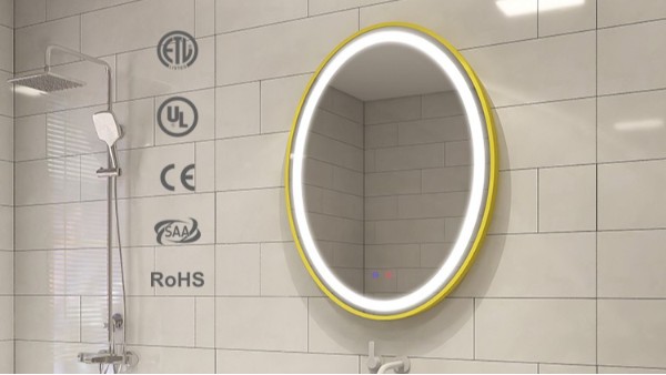 LED智能浴室镜，带你了解常用的镜框材质处理工艺！