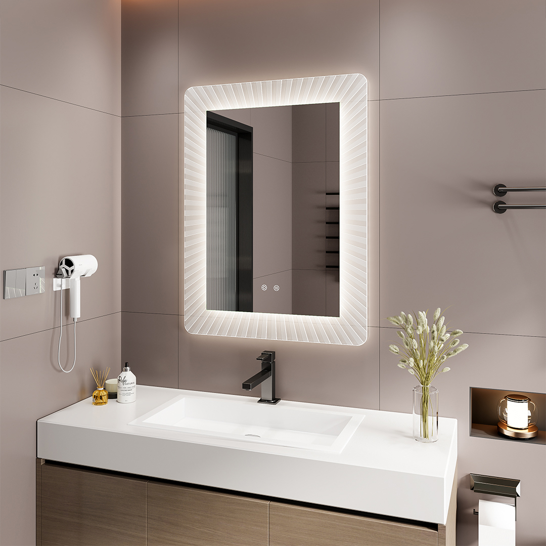 亚克力花纹浴室镜