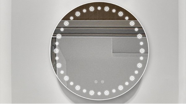 智能防雾浴室镜 LED发光灯泡镜！