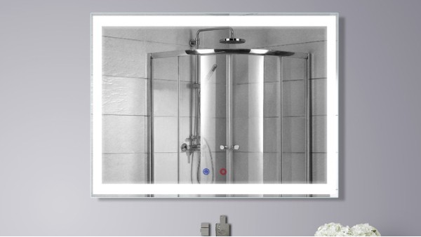智能浴室镜带灯LED发光浴室镜卫生间除雾壁挂免打孔定制