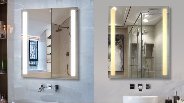 智能浴室镜 LED灯镜 除雾卫浴镜 浴室壁挂镜直接供应