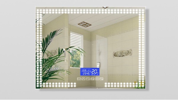 即然醒来那么匆忙，为何不许一款LED智能浴室镜替你分担？